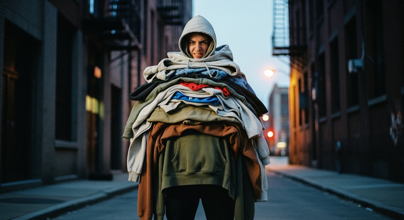 Image of Man wearing Christian faith apparel from Entrusted to Him — conviction over fashion, faith over appearance — Entrusted to Him