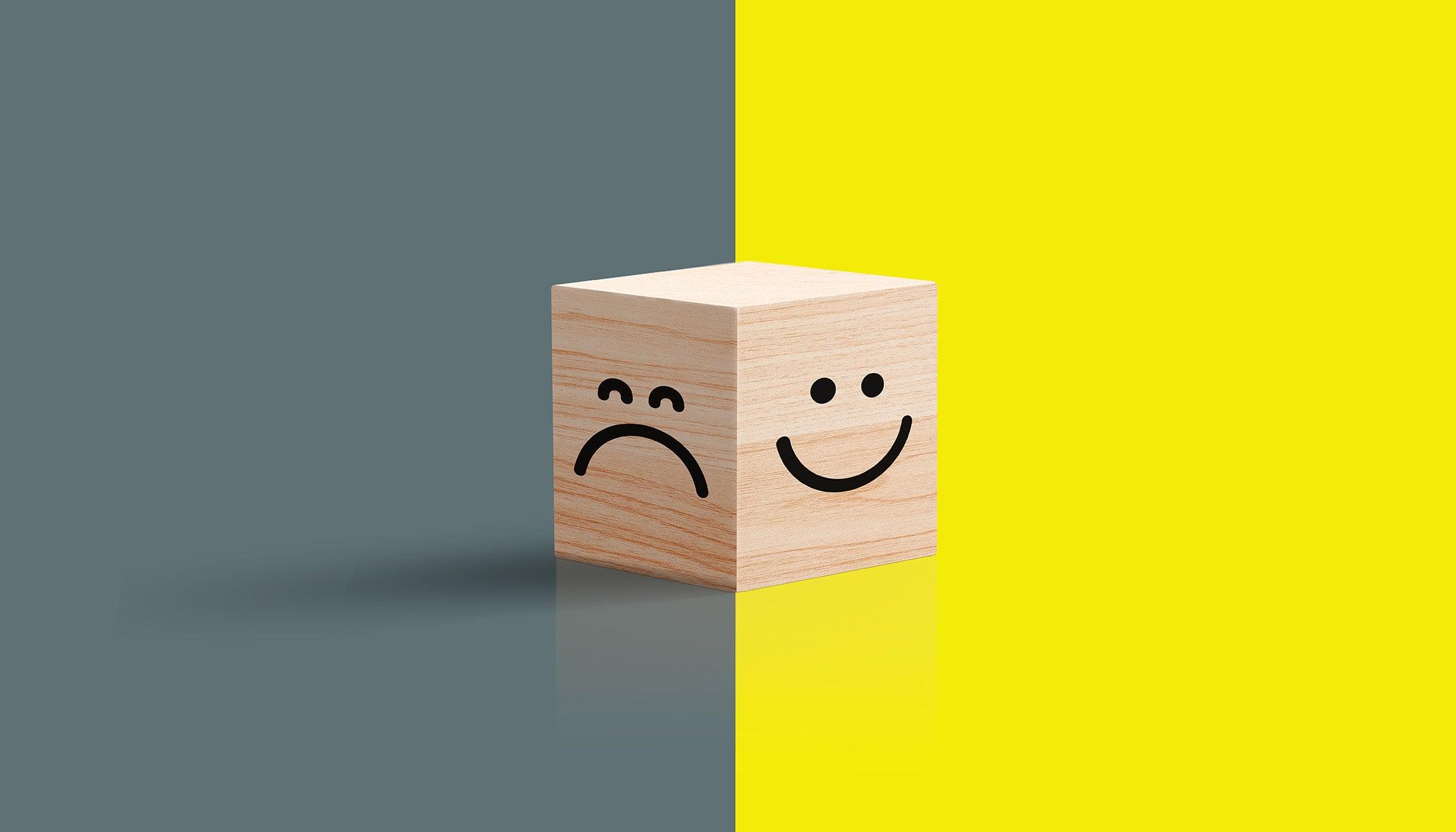 Image of a cube face with two sides and different background colors.  Entrusted to Him faith-based streetwear standing firm — representing resilience, the Generation of Glass devotional, and Joseph's journey from the pit to purpose
