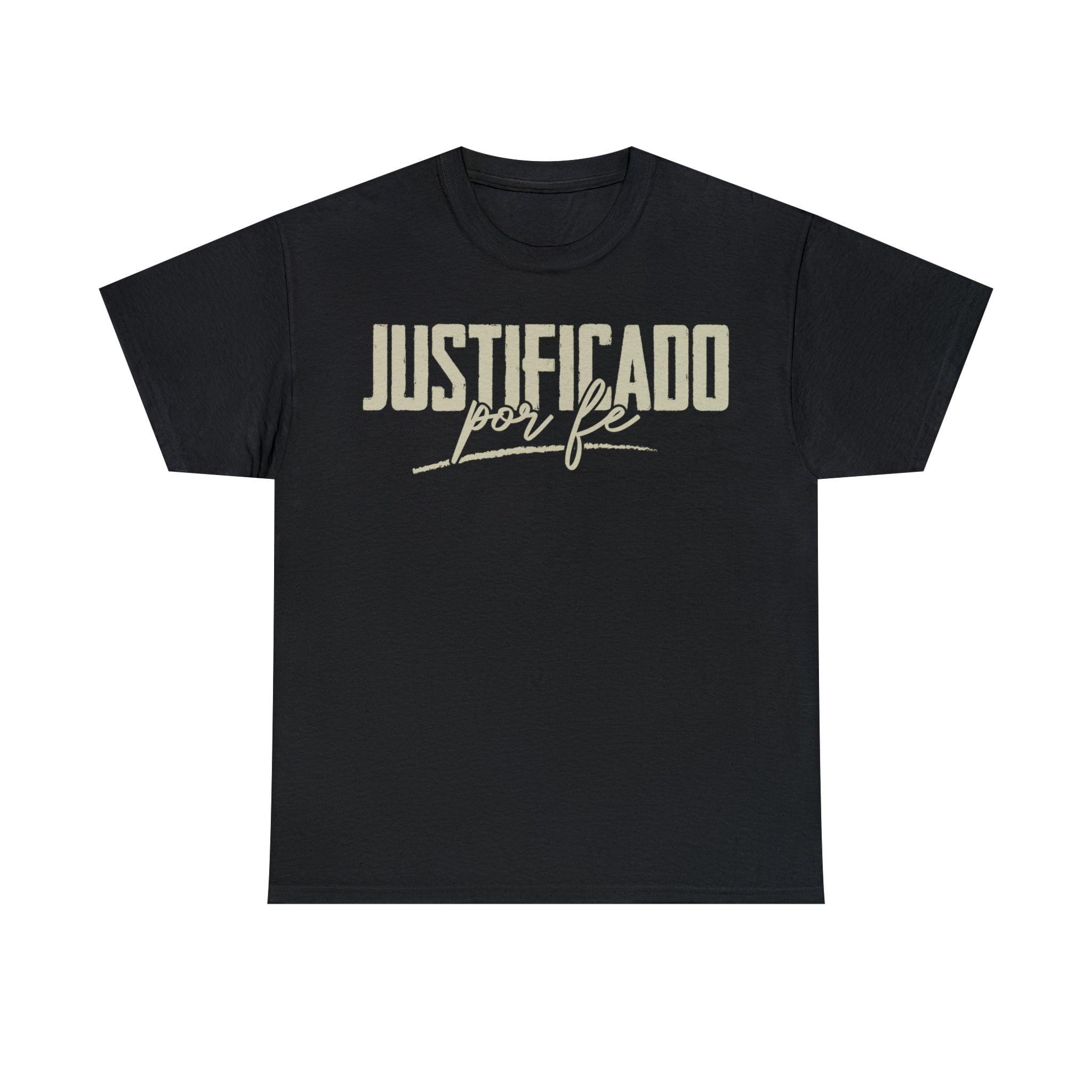 Justificado por Fe Camisa Cristiana - Joe Camilo Designs