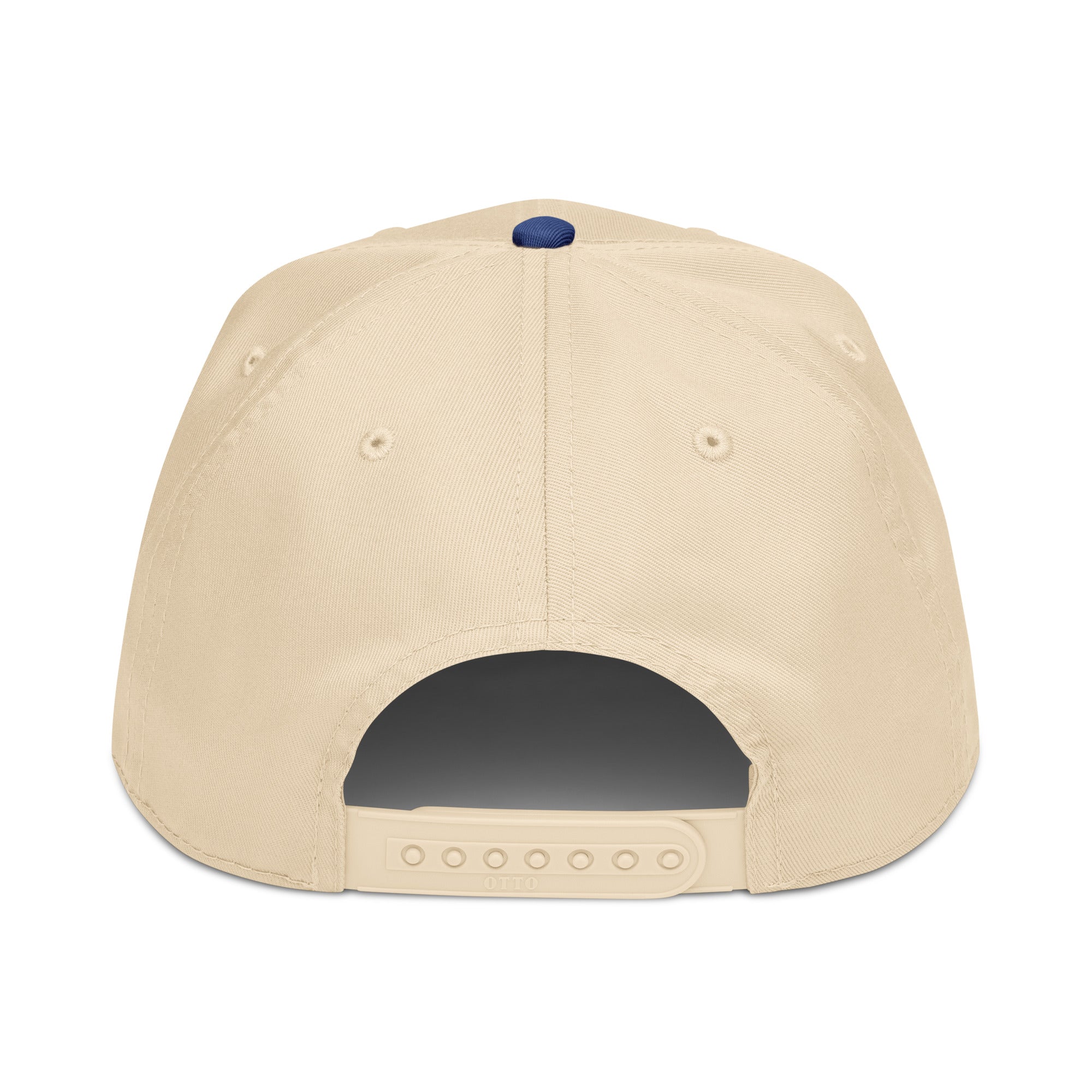 Image of Entrusted 33AD Christian hat royal natural back view — Entrusted to Him