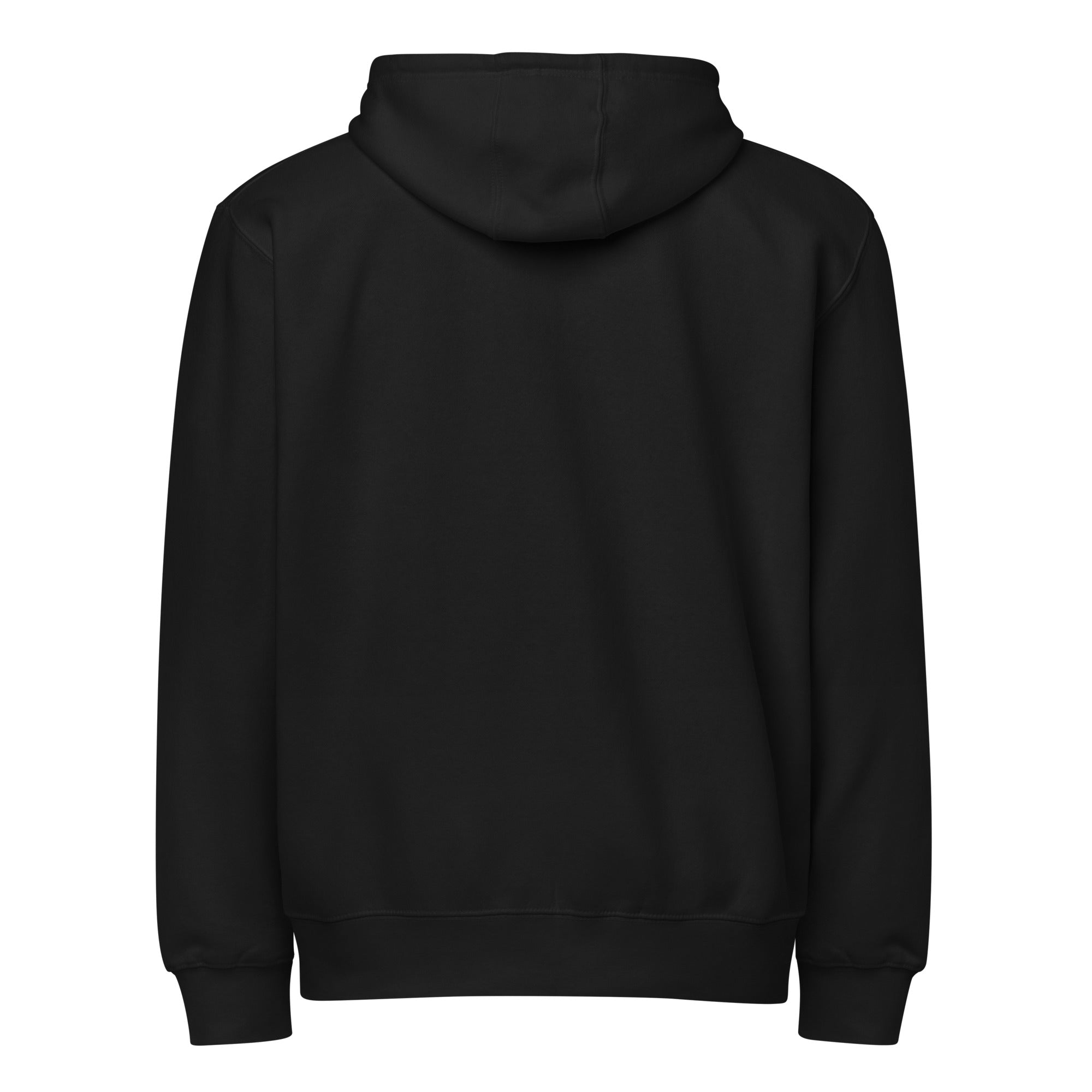 Image of Risen God hoodie black back view — Entrusted to Him