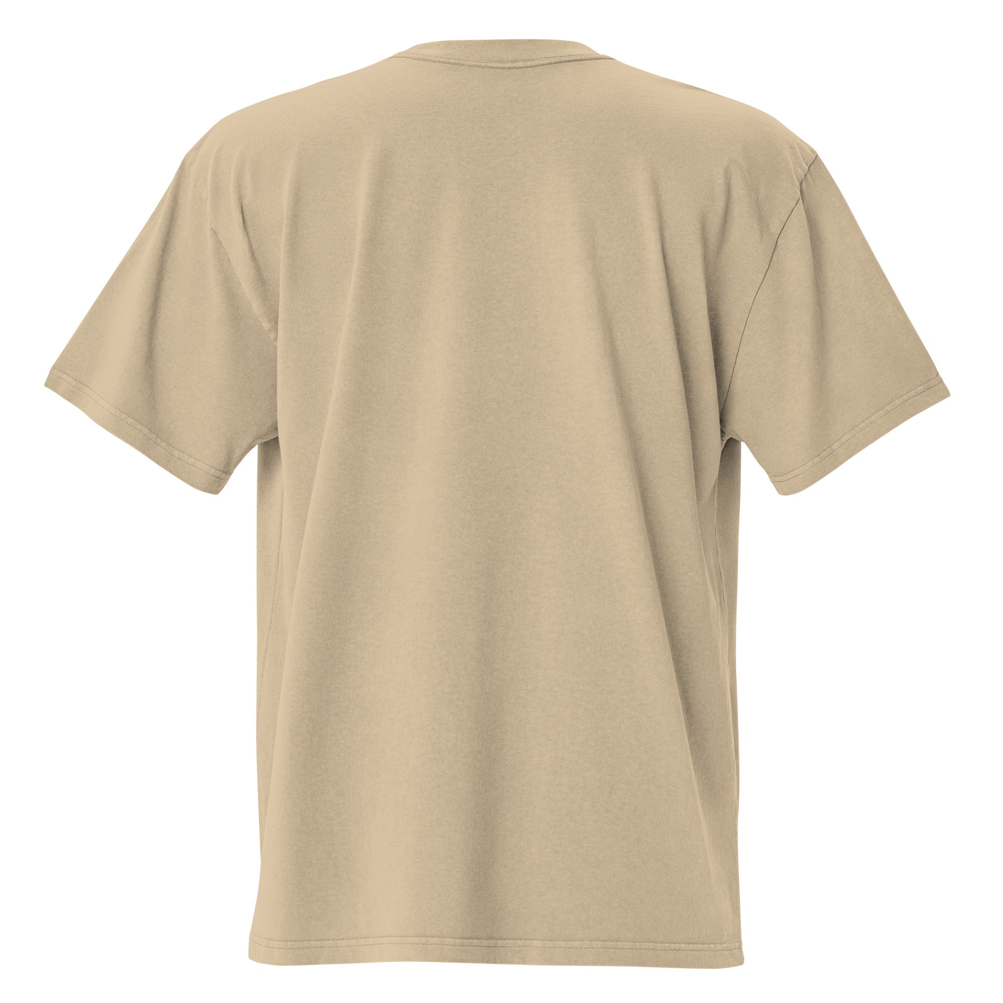 Image of YHWH Christian clothing faded khaki back view — Entrusted to Him