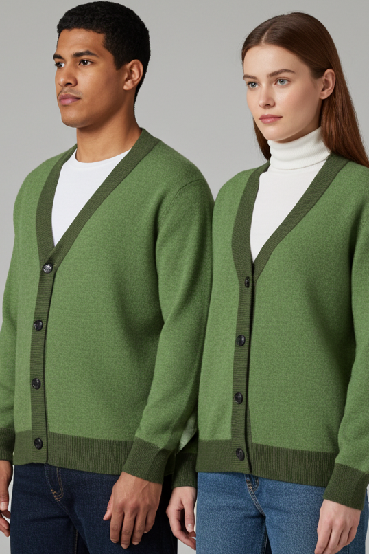 Image of Juniper Jacquard Knitted Cardigan