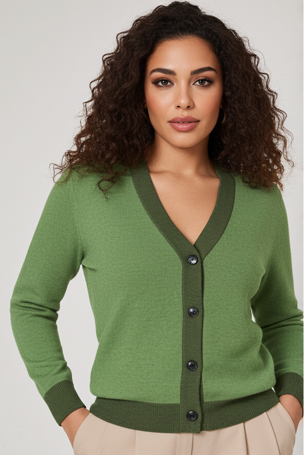 Juniper Jacquard Knitted Cardigan