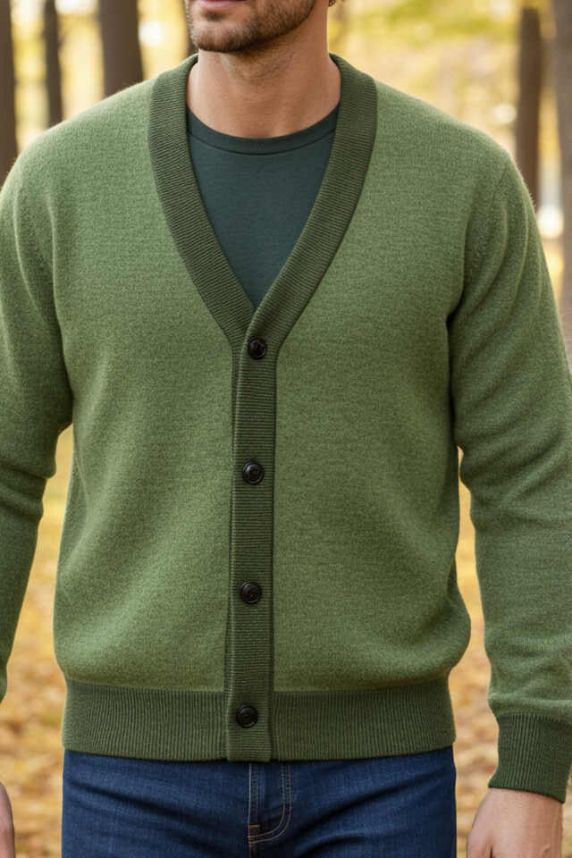 Juniper Jacquard Knitted Cardigan
