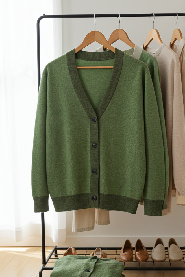 Image of Juniper Jacquard Knitted Cardigan