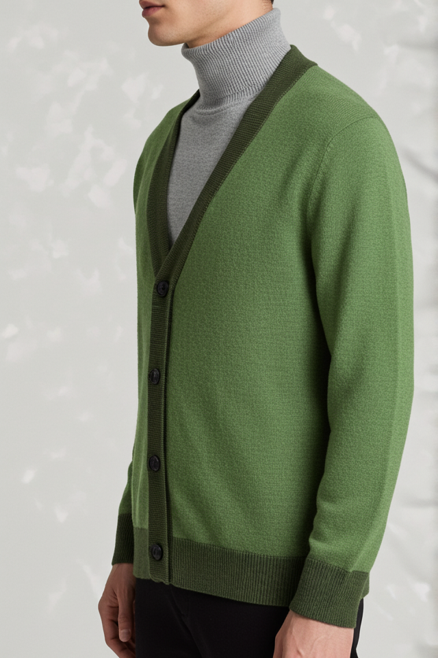 Juniper Jacquard Knitted Cardigan