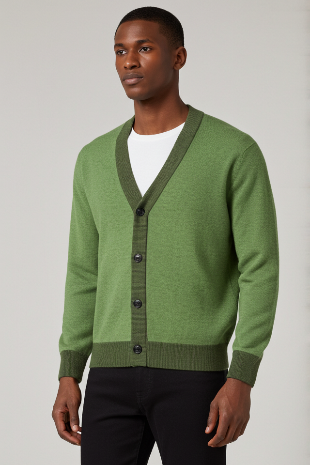 Image of Juniper Jacquard Knitted Cardigan