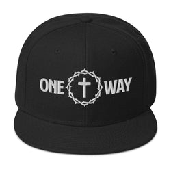 Image of One Way Embroidered Snapback Hat