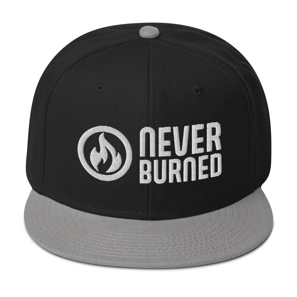 Never Burned Embroidered Snapback Hat
