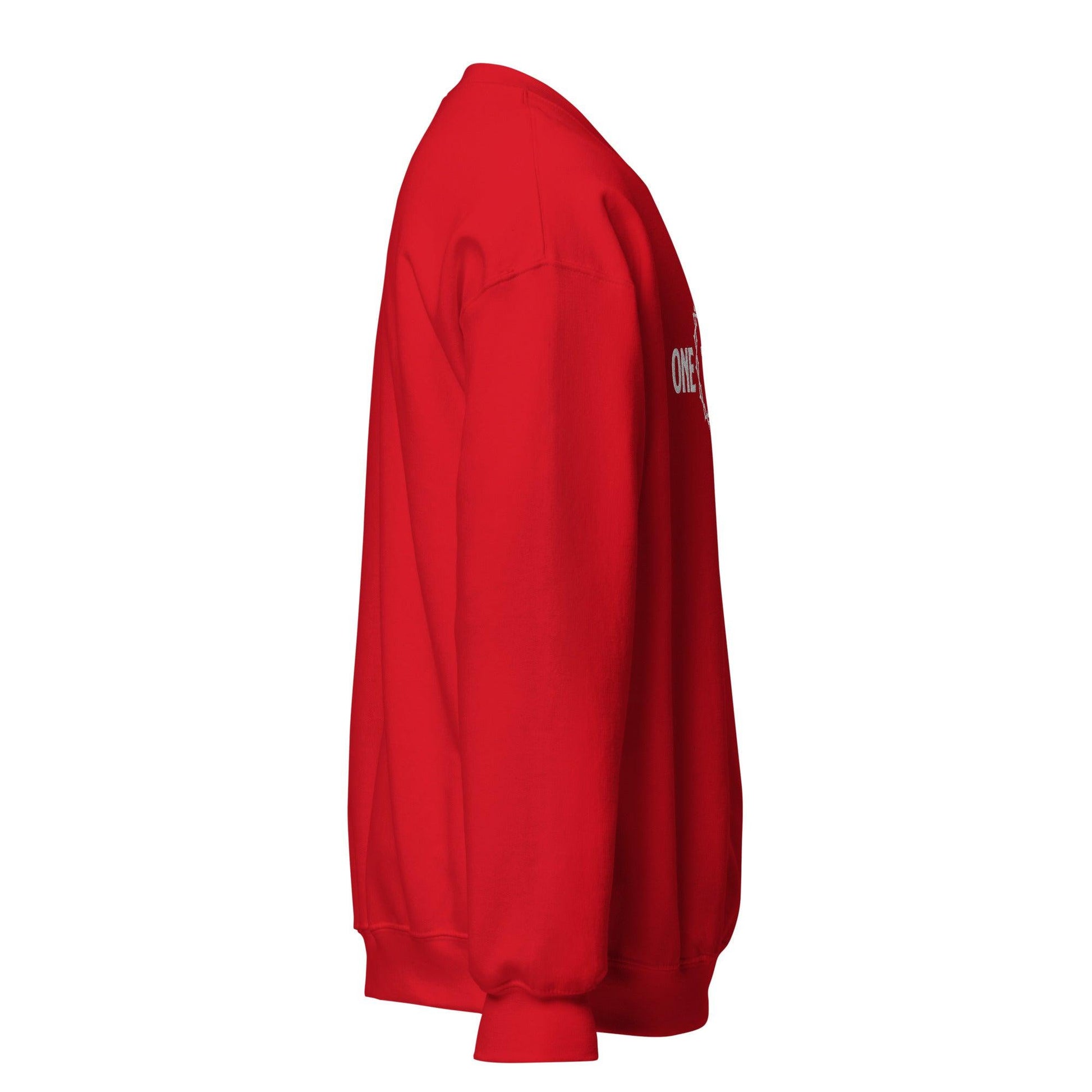 One Way Embroidered Sweatshirt