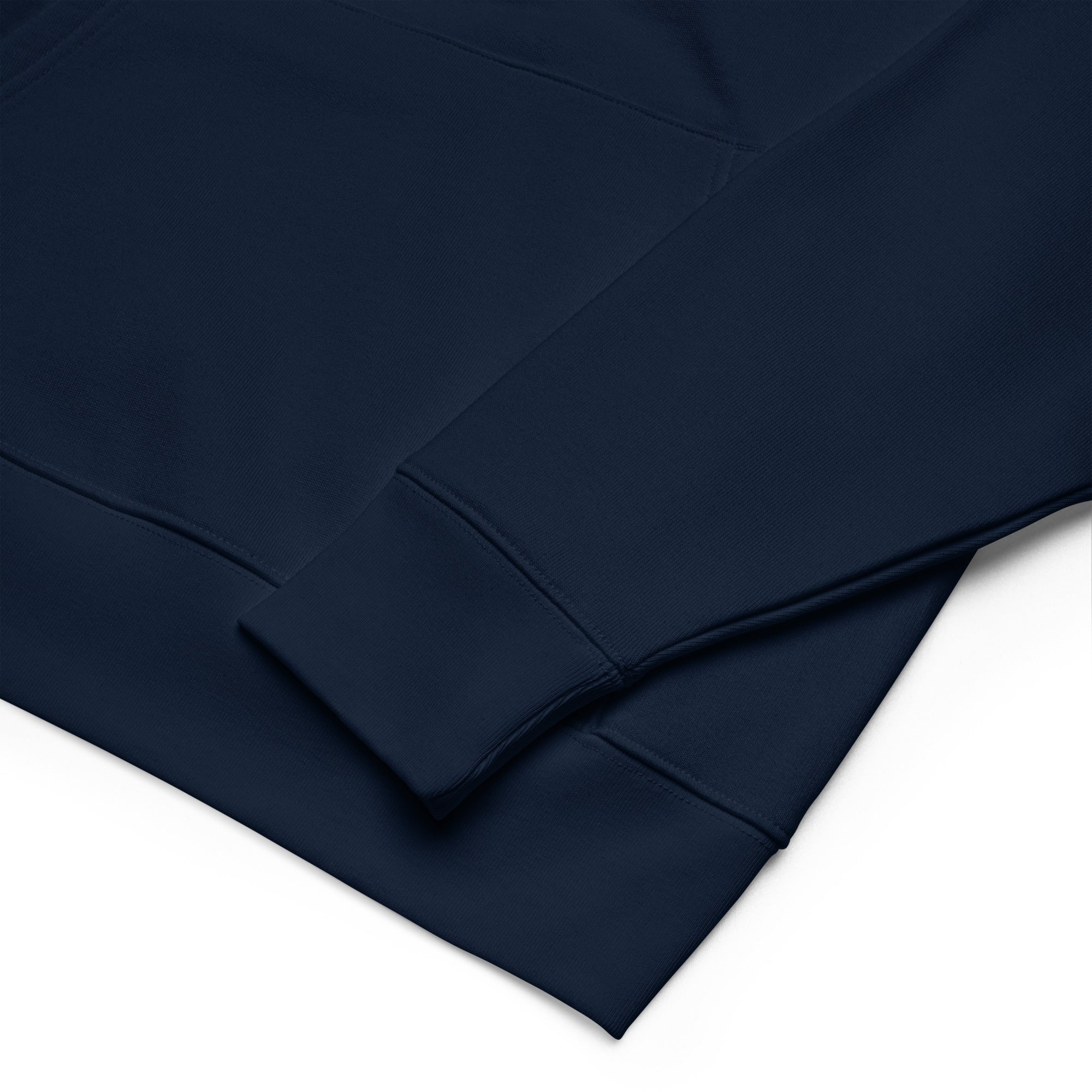 Image of Perfect Love Christian hoodie french navy product details — Entrusted to Him