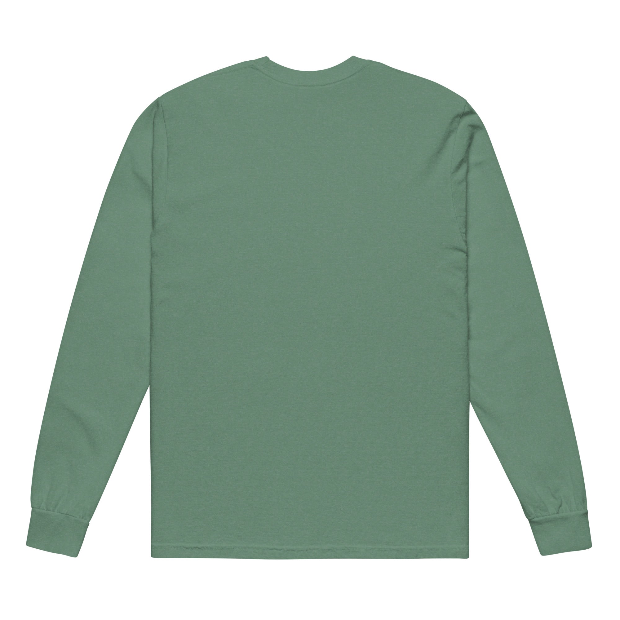 Image of Grace Abounds faith shirt light green back lifestyle — christian shirts Entrusted to Him