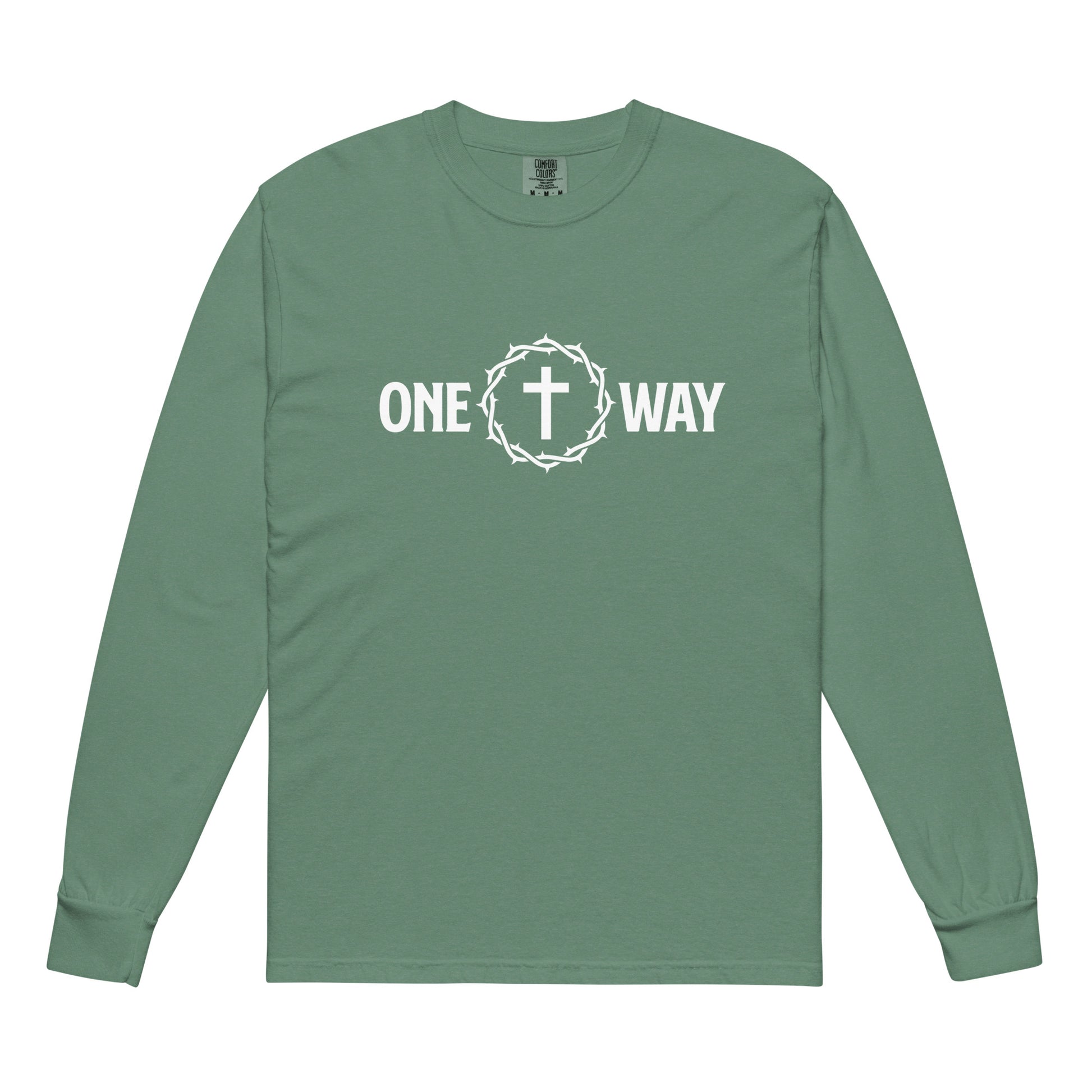 One Way christian shirt Light Green front — christian t-shirt for men and women John 14:6