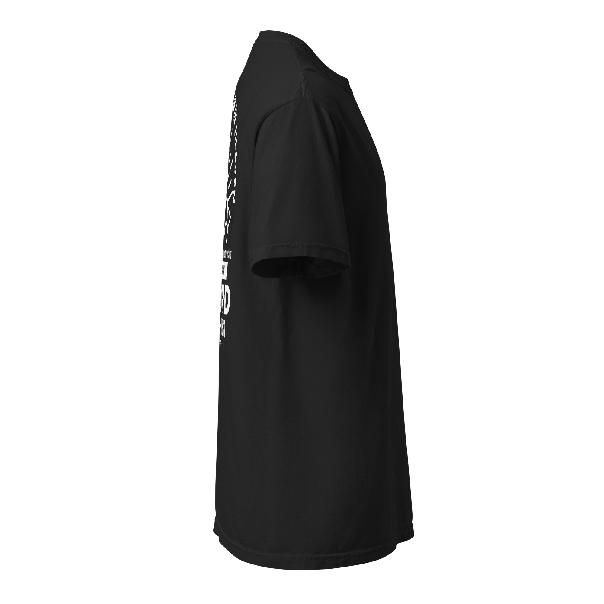 Image of Citizen of Heaven Bible verse shirt black right side view — Entrusted to Him