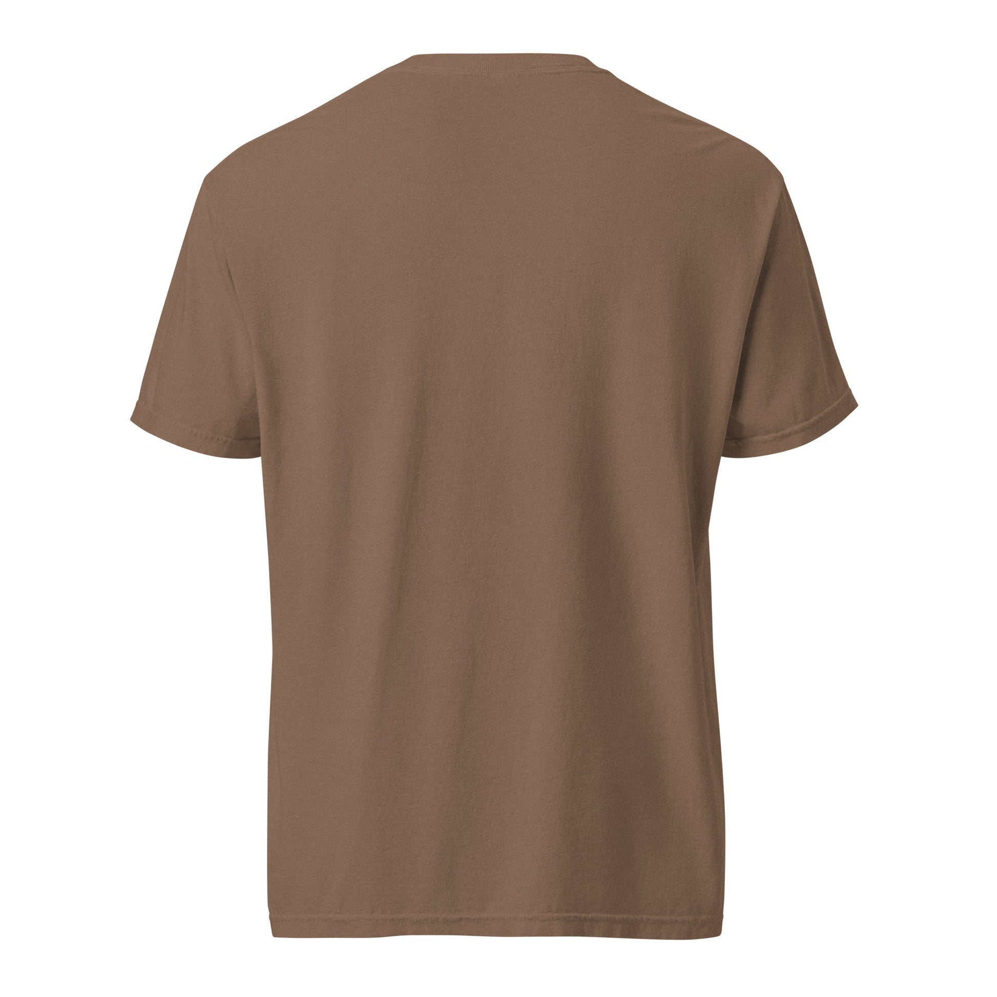 Entrusted Est. 33AD Christian t-shirt espresso back view — Entrusted to Him