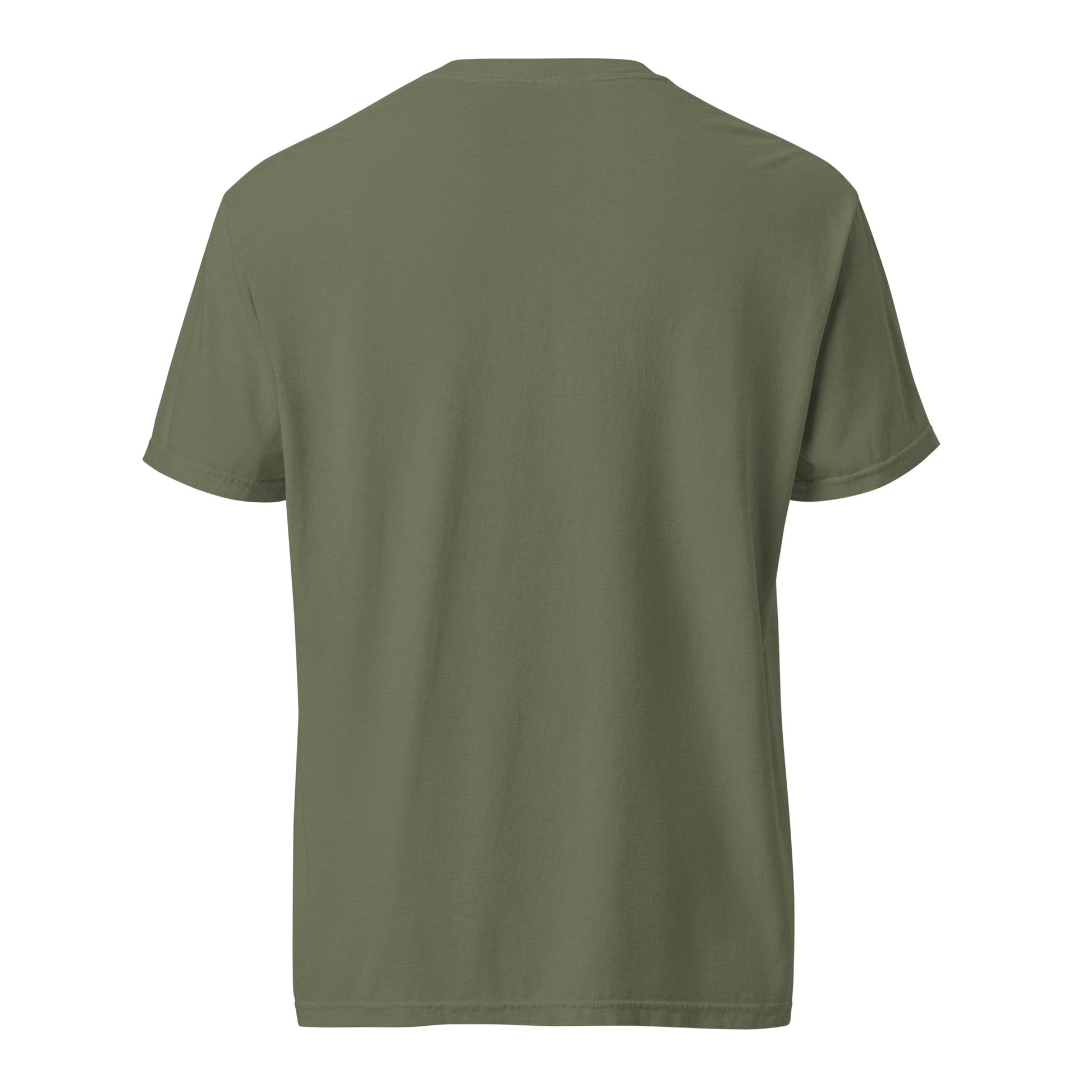 Entrusted Est. 33AD t-shirt Christian moss right side view — Entrusted to Him