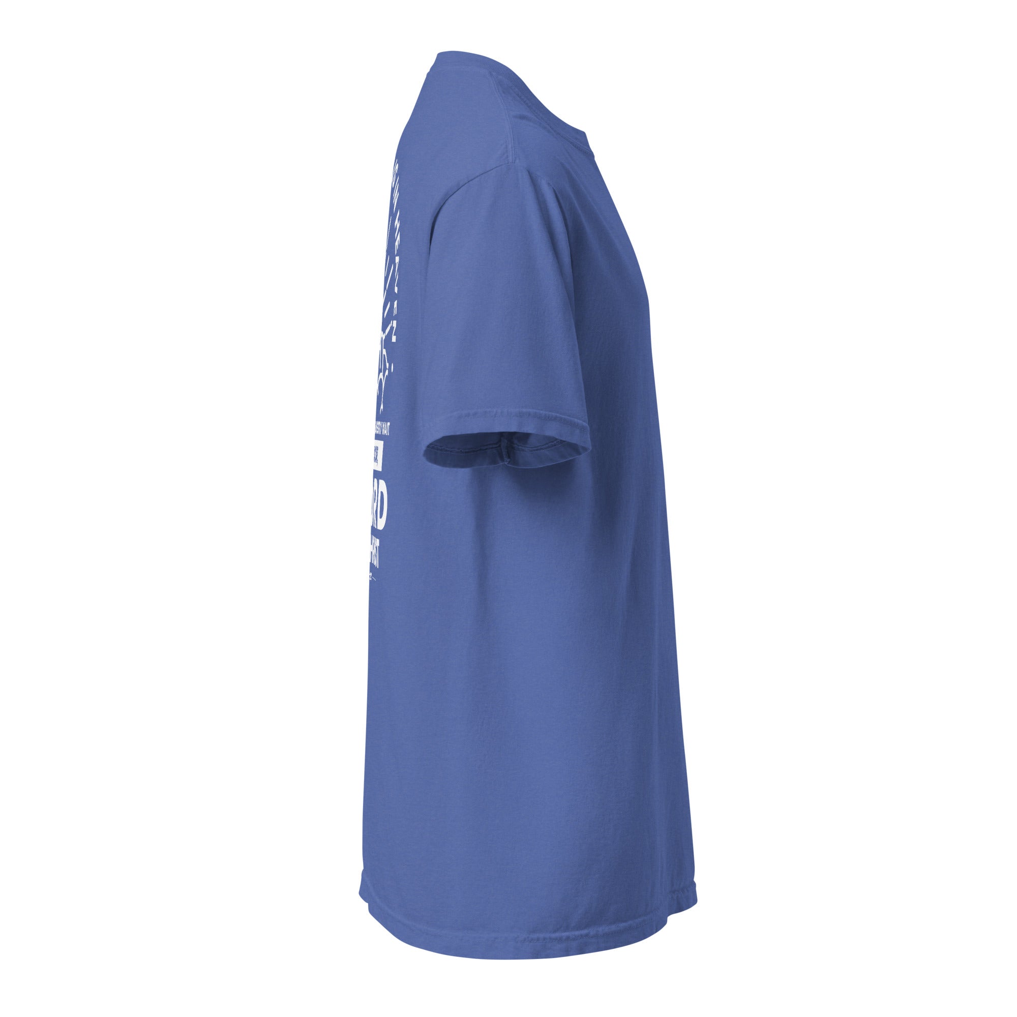 Image of Citizen of Heaven Jesus shirt mystic blue right side view — Entrusted to Him