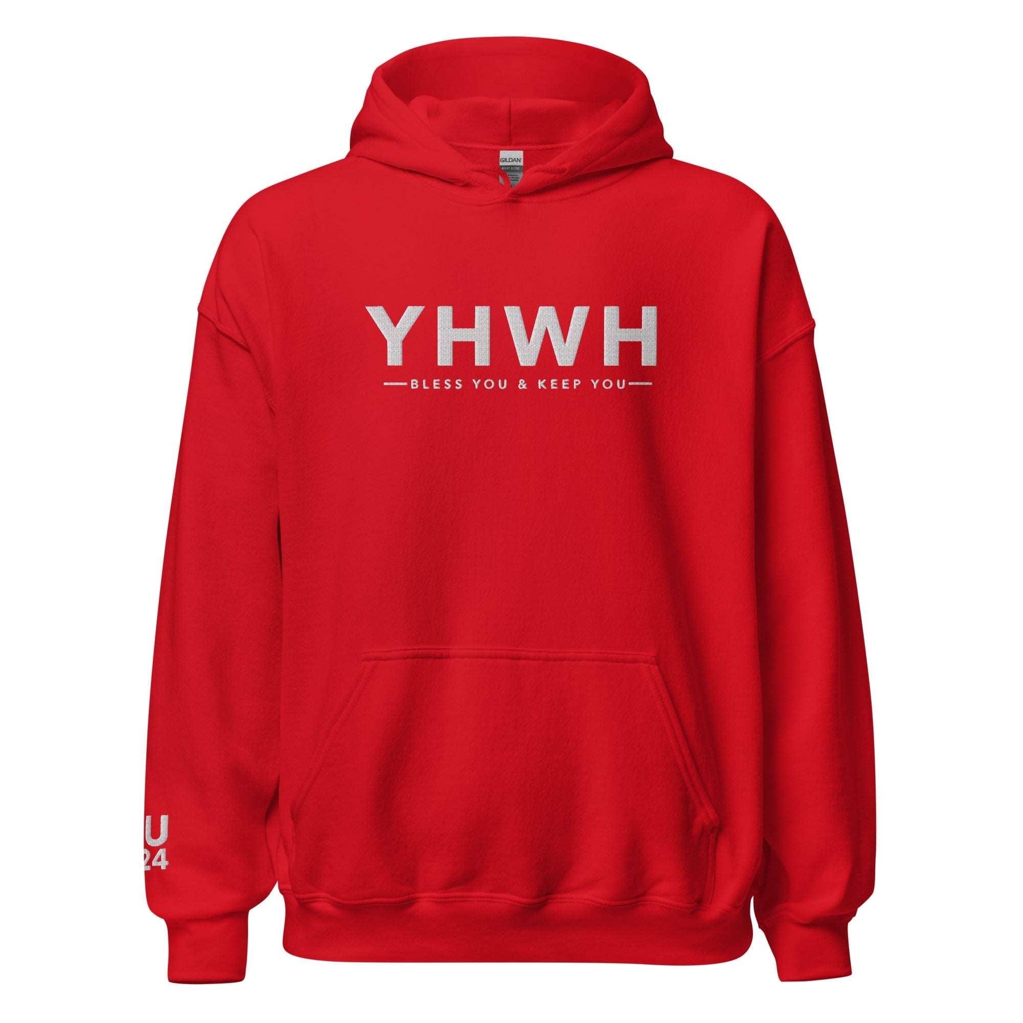 YHWH Bless You and Keep You Embroidered Hoodie
