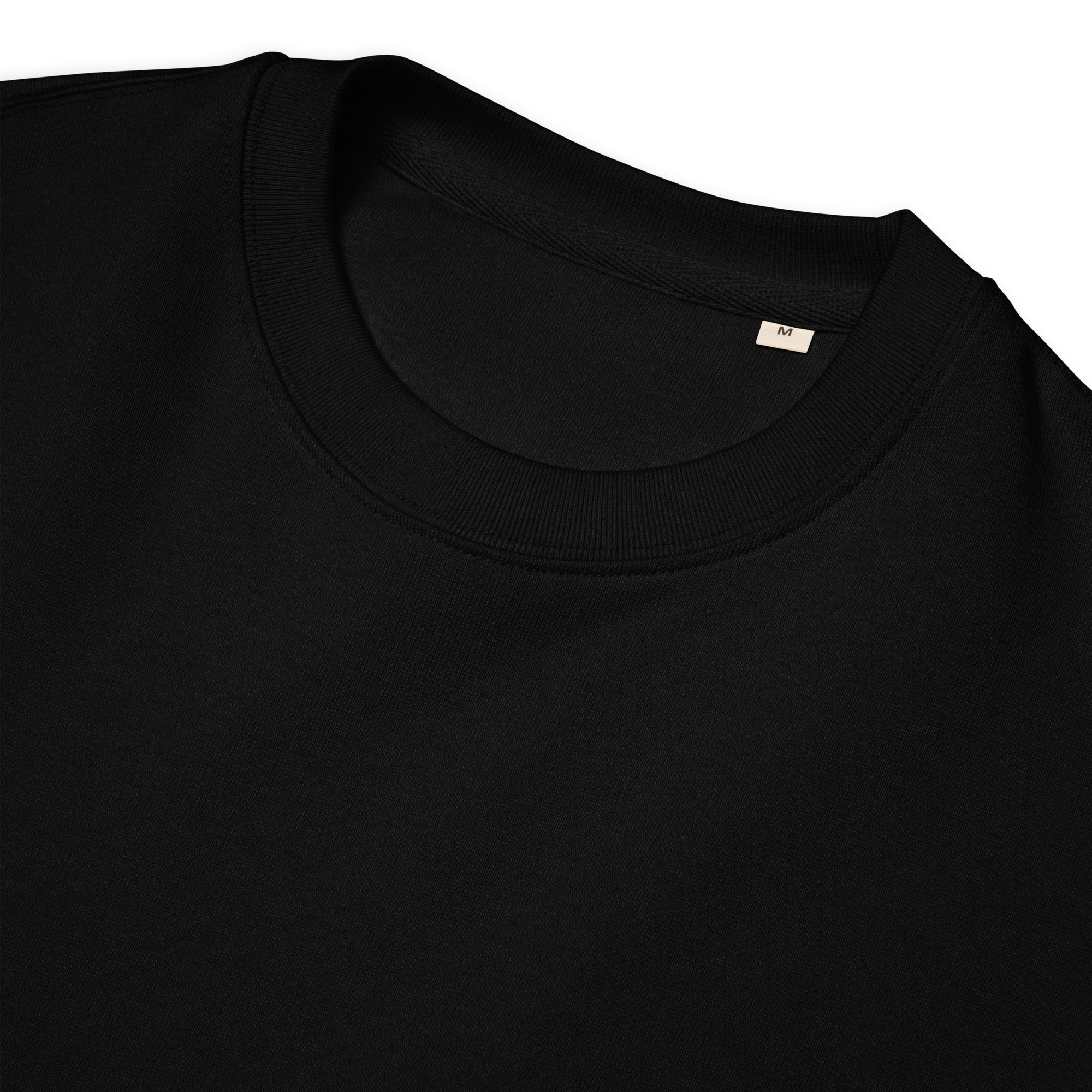 Image of Perfect Love Christian sweatshirt black product details — Entrusted to Him