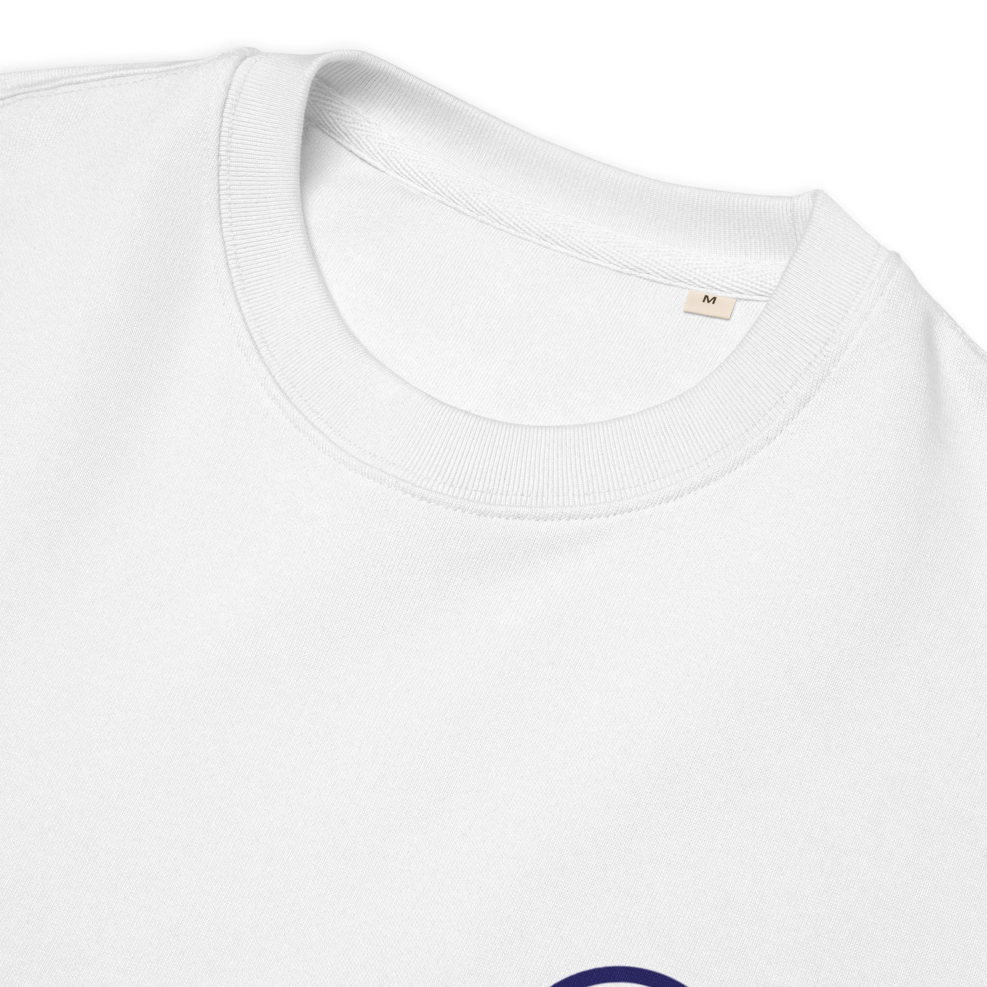 Image of Never Drowned Isaiah 43:2 sweatshirt white product details — Entrusted to Him