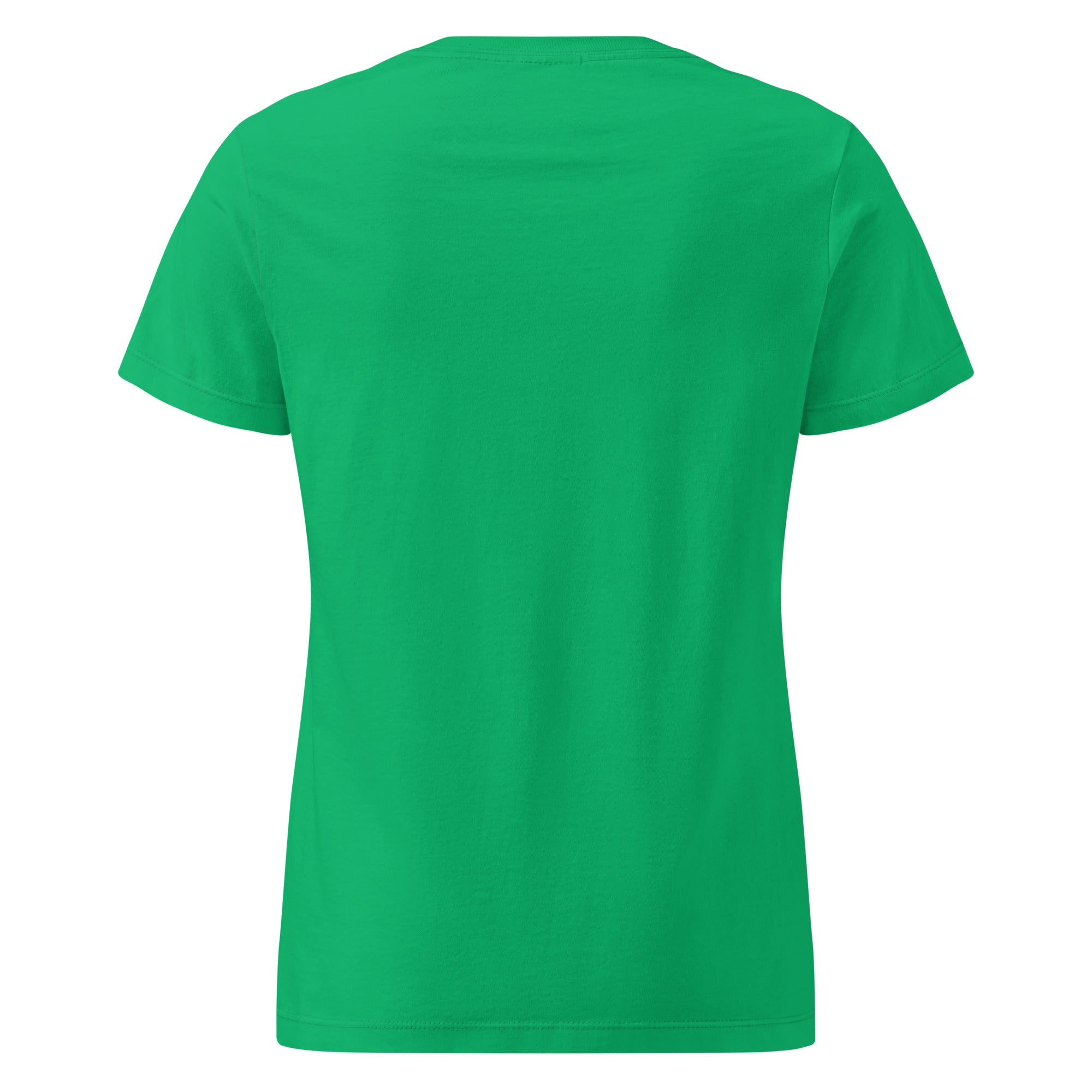 Image of Risen Christian clothing for women Irish green back view — Entrusted to Him